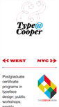 Mobile Screenshot of coopertype.org
